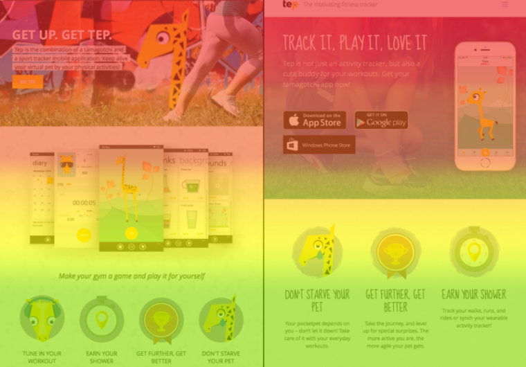 illustration of capturly scroll heatmap