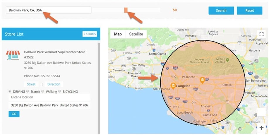 magento store location plugin