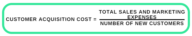 Customer acquisition formula