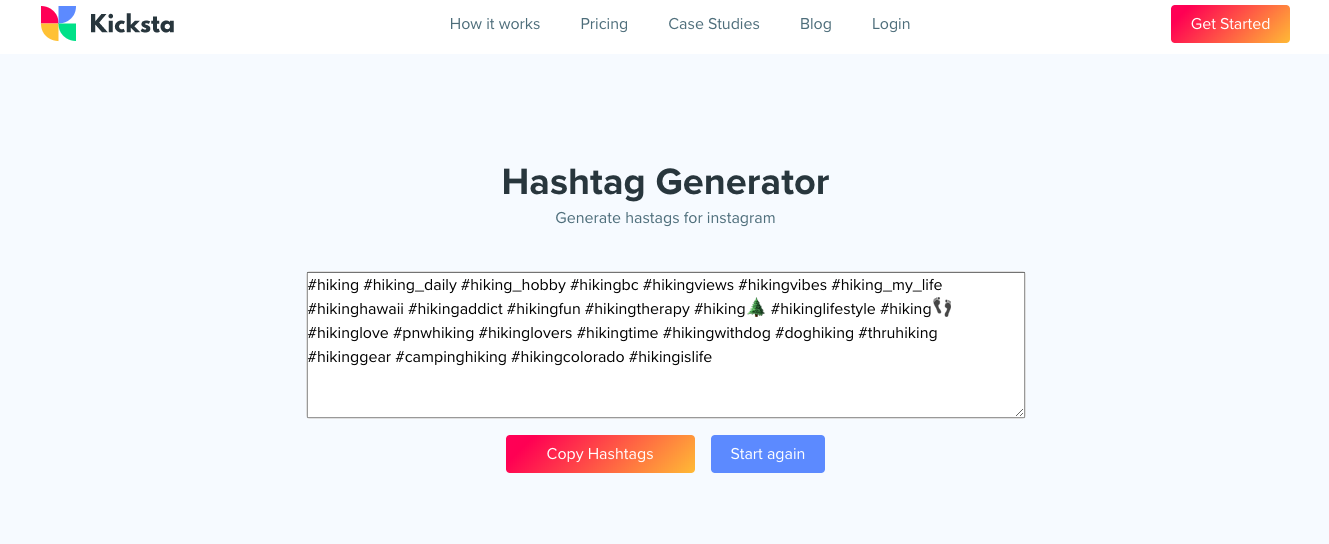 kicksta_instagram_hashtag_generator