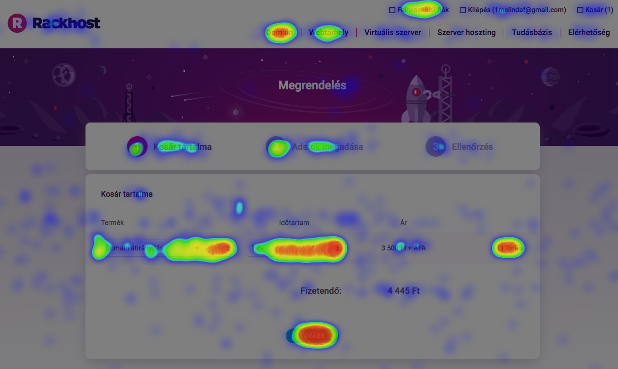 rackhost website heatmap