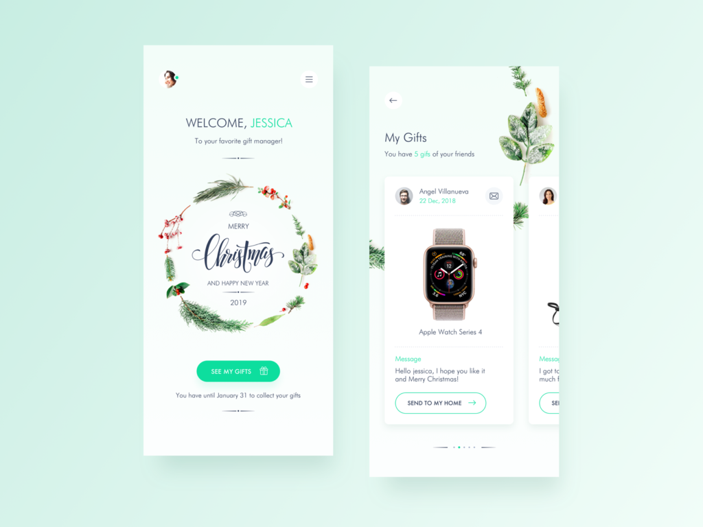 holiday wedesign for unique user experience