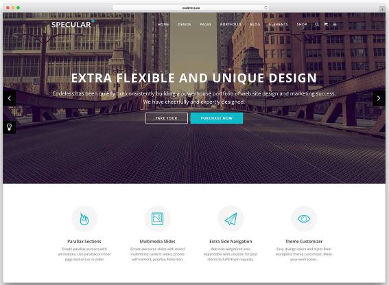 user-friendly WordPress theme