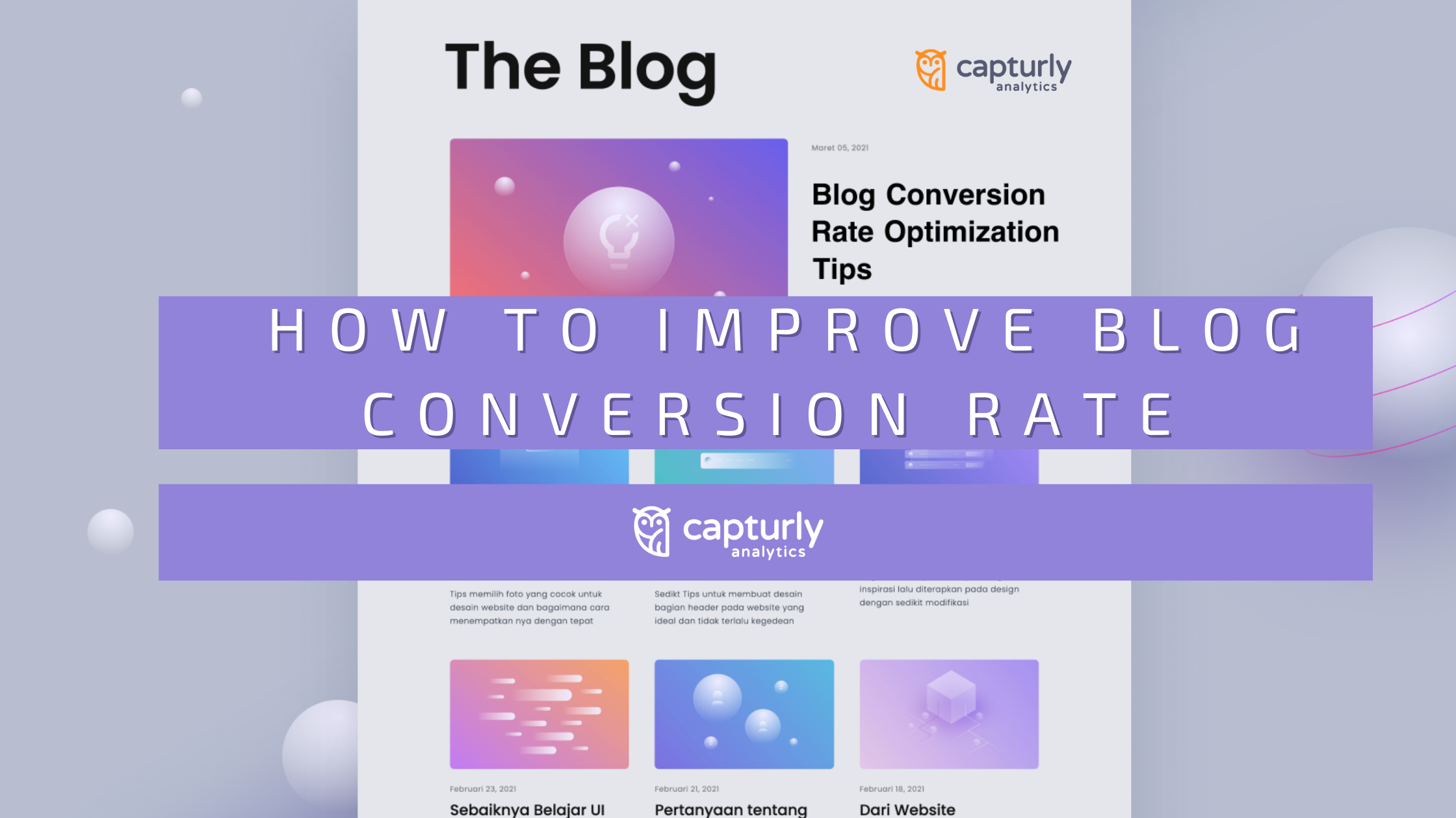improve blog conversion rate