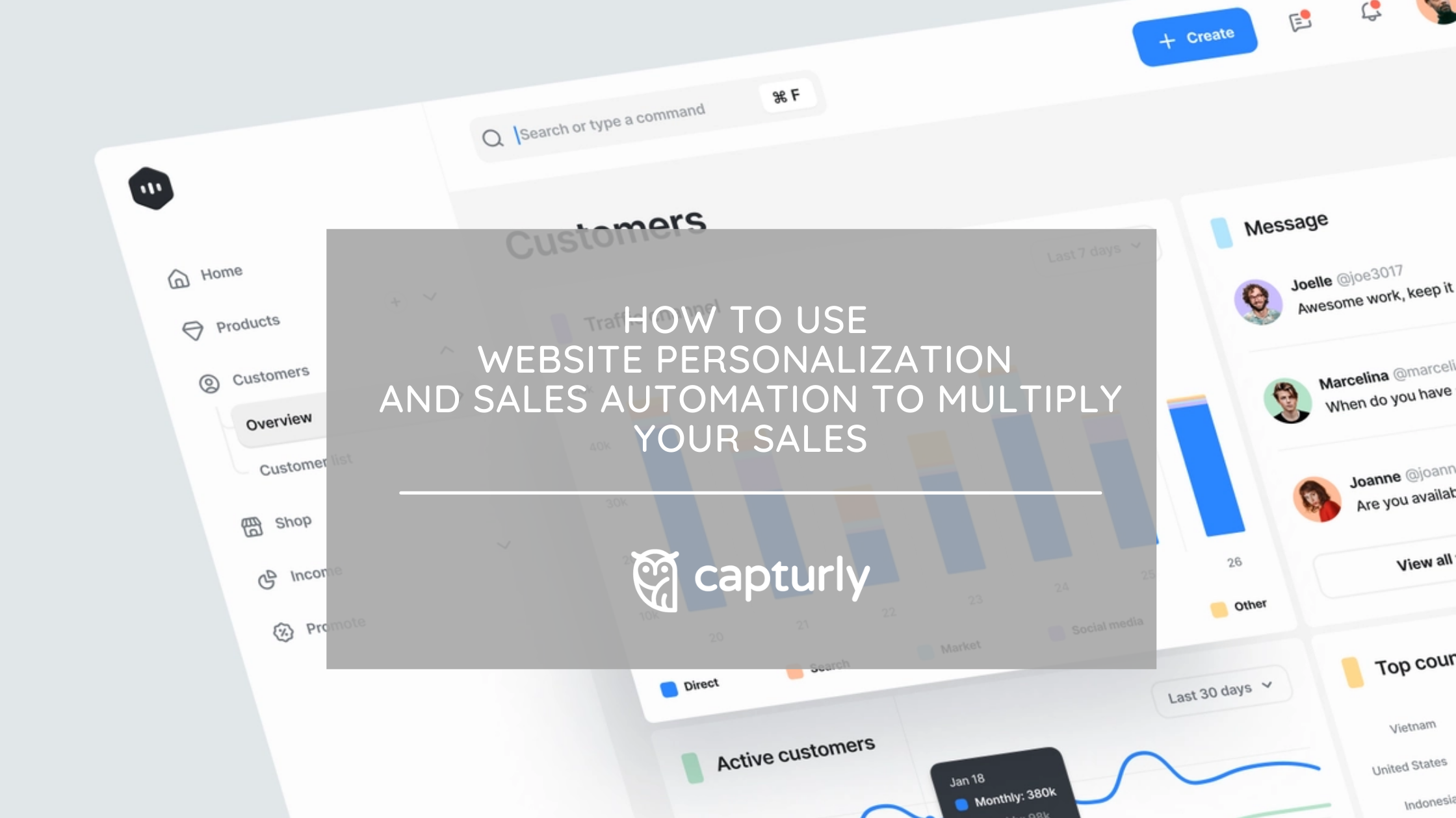 How to Use Website Personalization and Sales Automation to Multiply your Sales