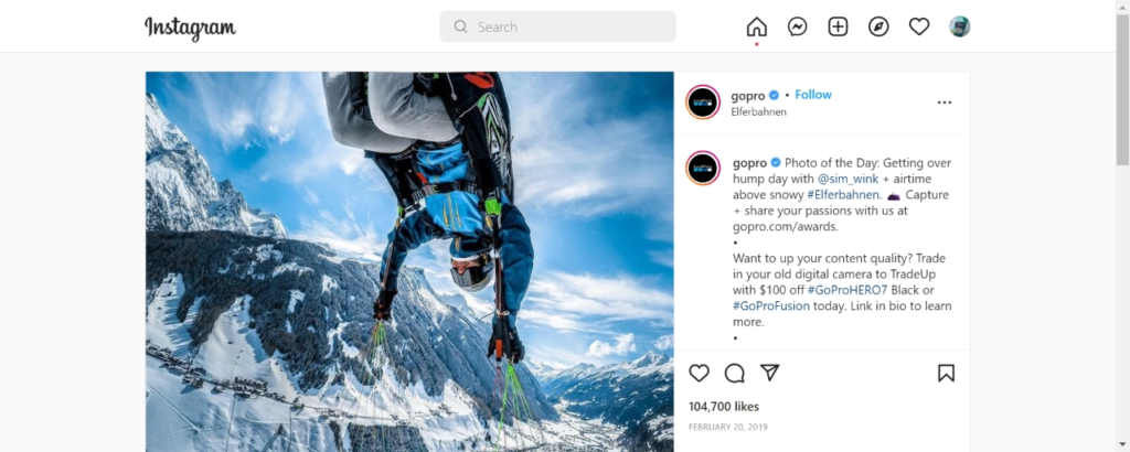 Gopro instagram