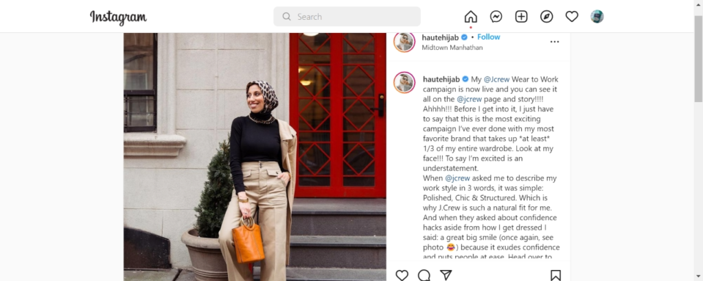 Haute Hijab instagram
