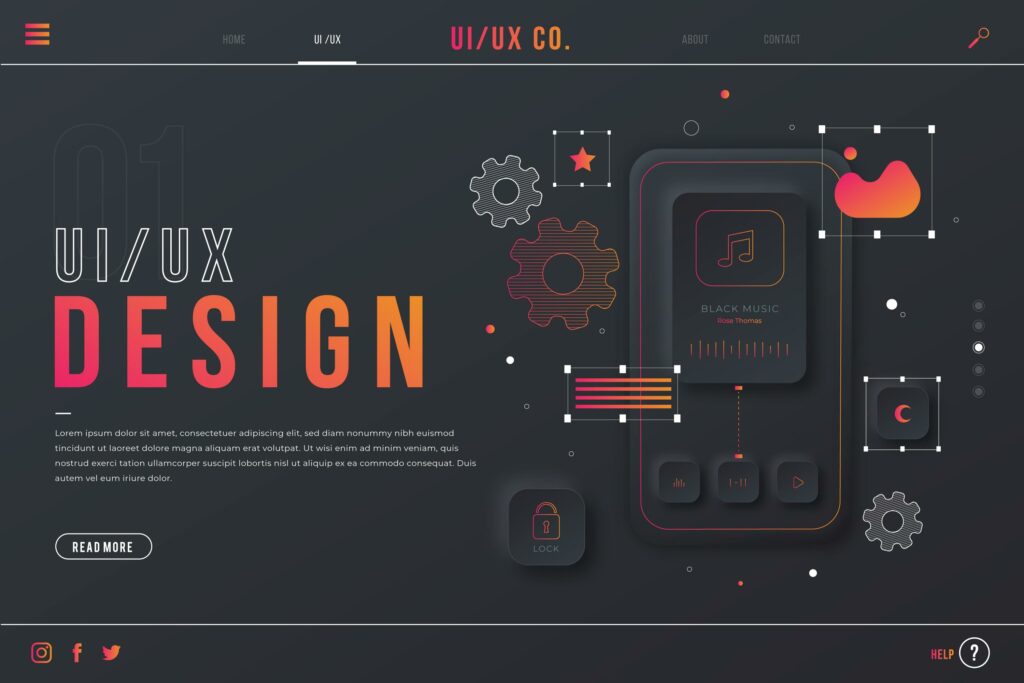 UI/UX design presentation