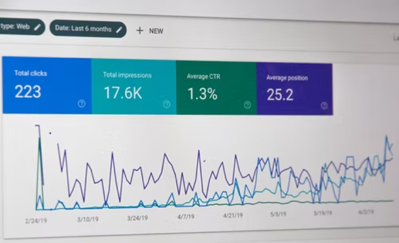 google search console main page