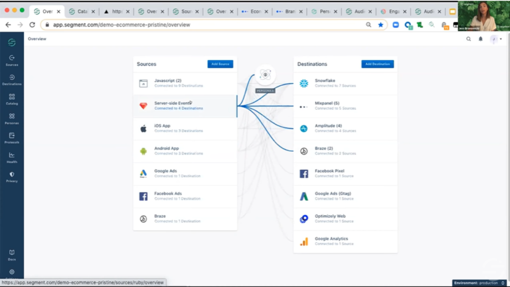 Data sources you can choose and to which apps to deliver them