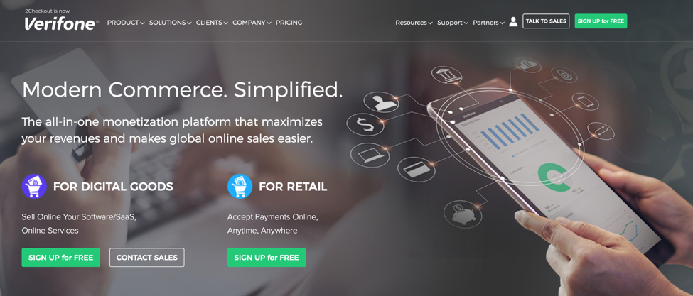 verifone homepage