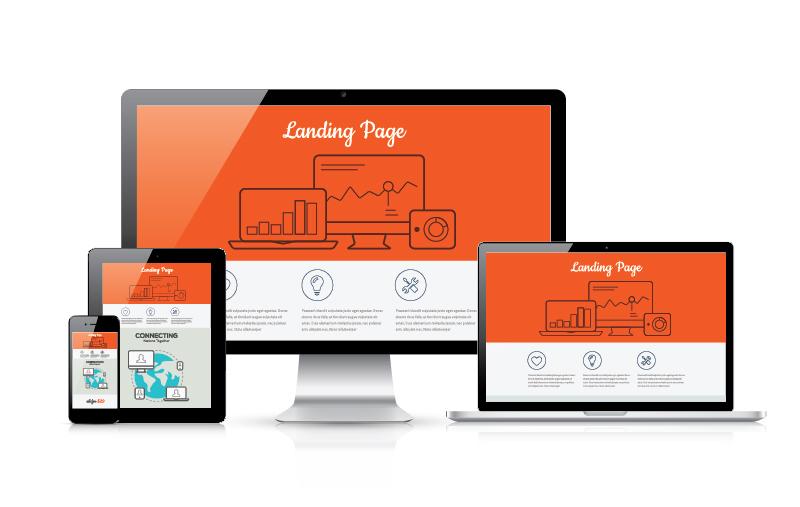 Responsive landing page