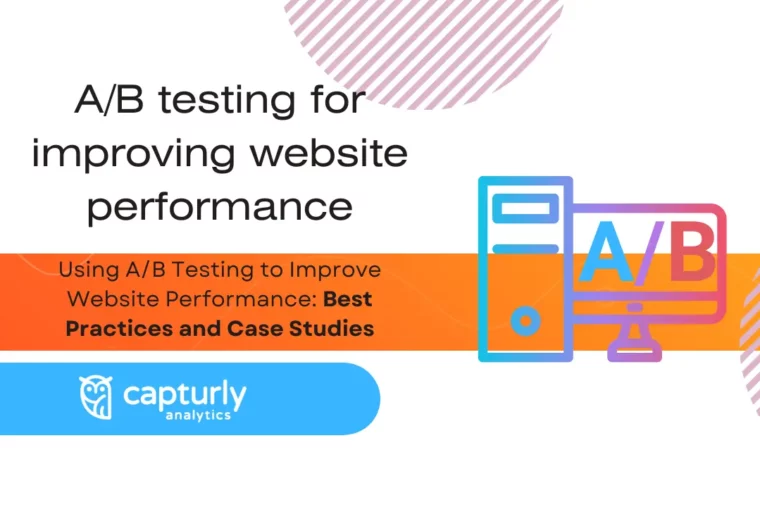 The picture includes the title of the article, A/B testing for improving website performance.