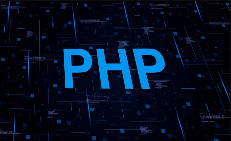 Illustration of PHP programming language. 