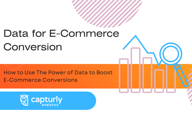 The title: How to Use The Power of Data to Boost E-Commerce Conversions. And a picture of a diagram.