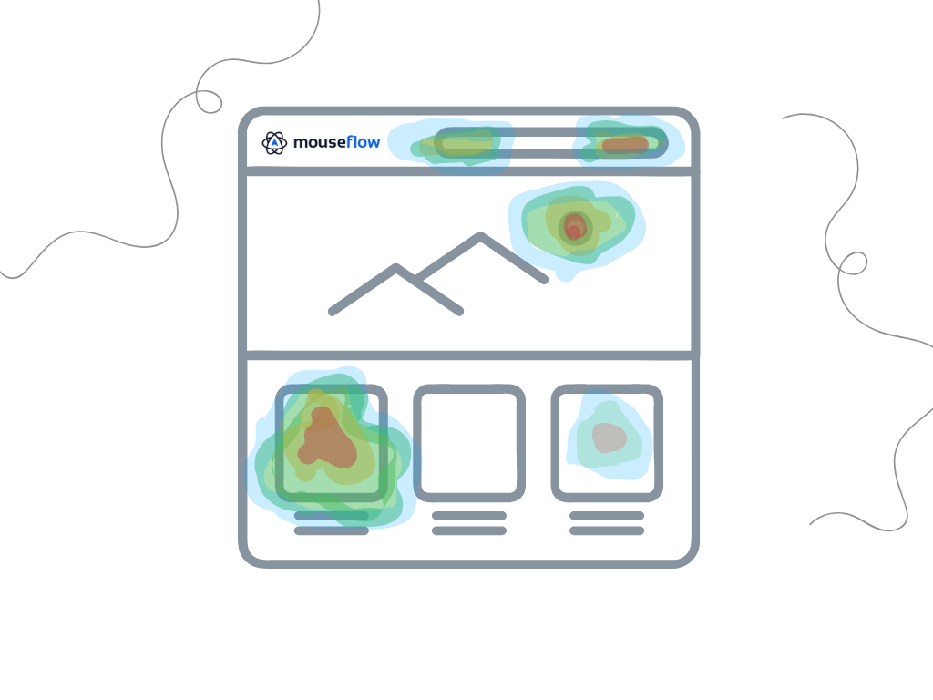 Website heatmap of Mouseflow.