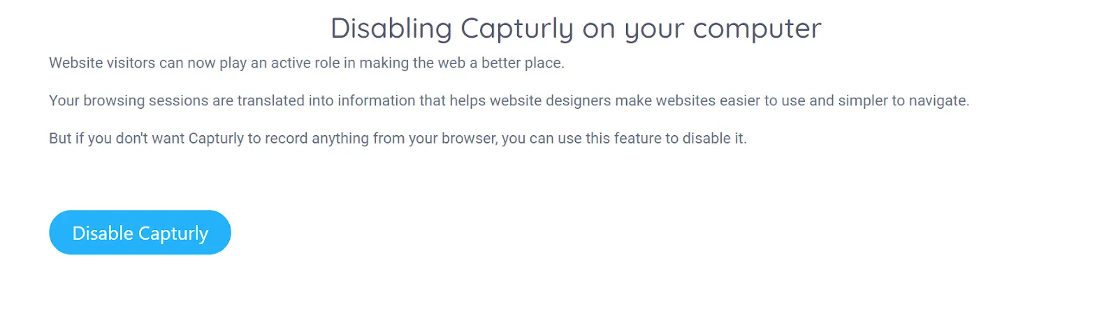 Good example from a CRO expert's point of view. Dynamic elements on the website of Capturly.