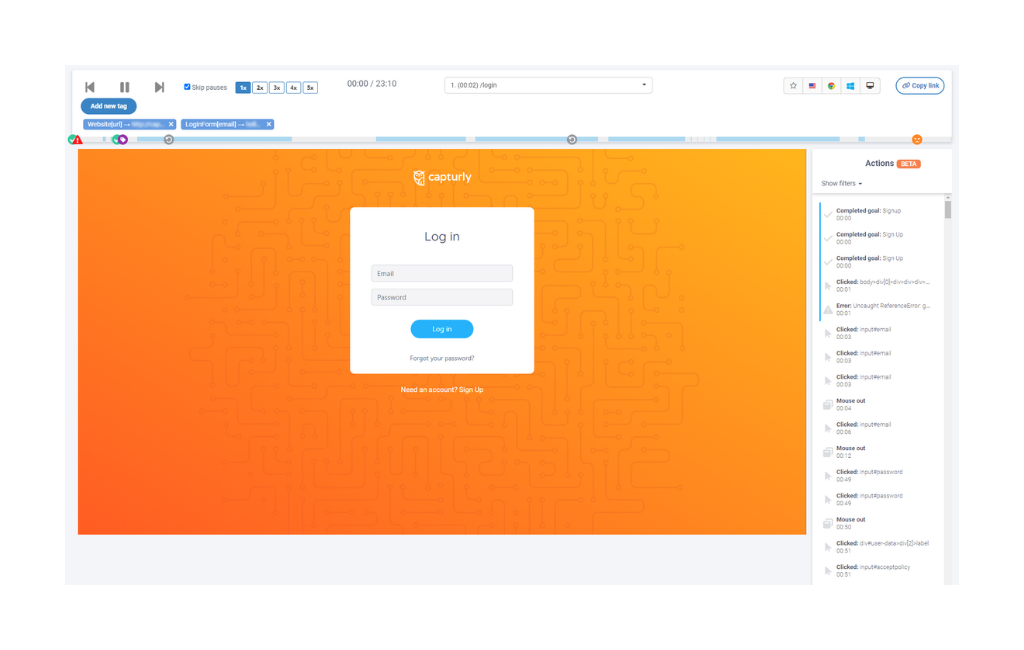 Use Capturly Session Recording To Combining Heatmaps' Data