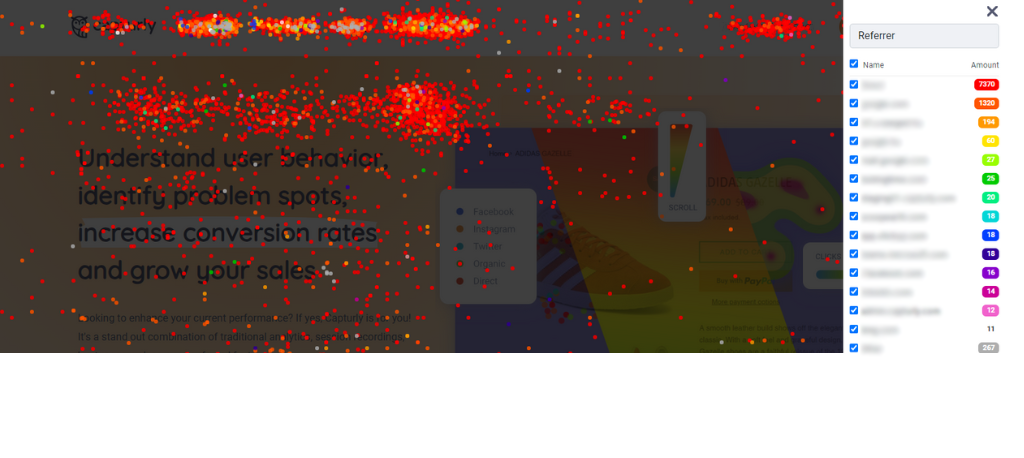 Capturly Segment Heatmap