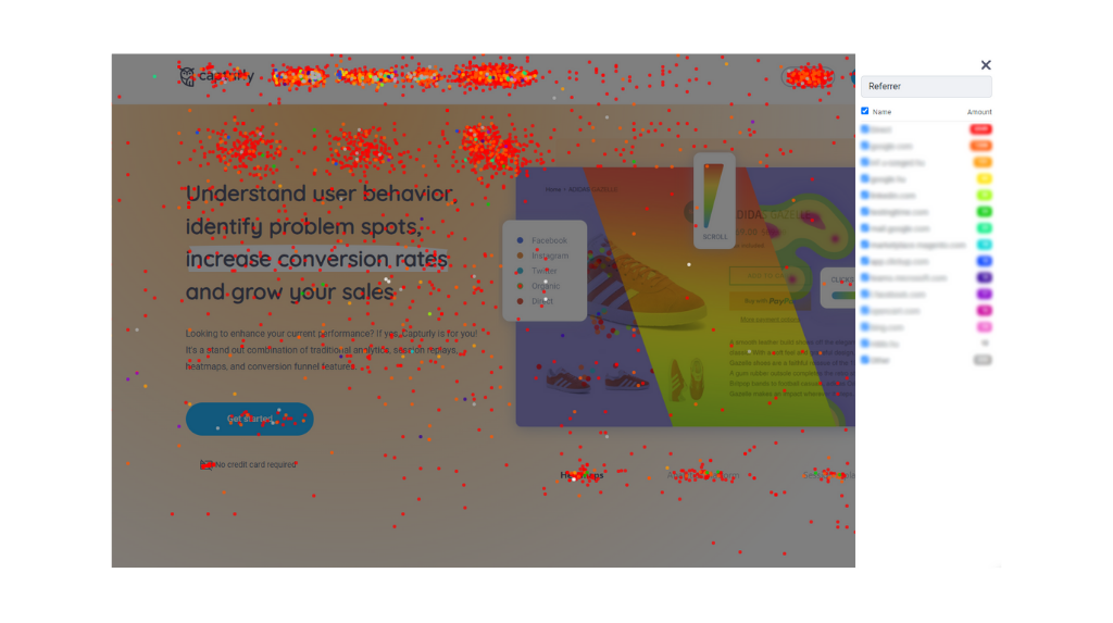 Capturly WordPress segment heatmap plugin