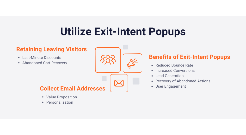 Utilize Exit-Intent Popups