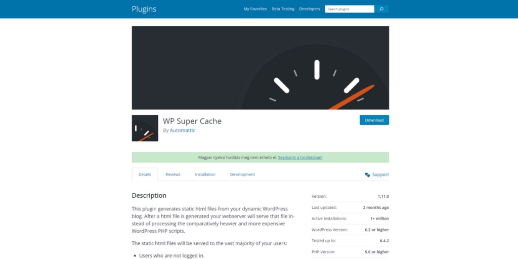WP Super Cache WordPress Plugins for Marketers