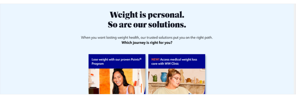 Weight Watchers - Headline