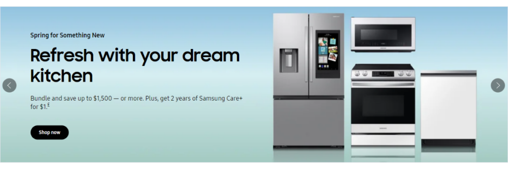 Samsung - Image on your effective homepage