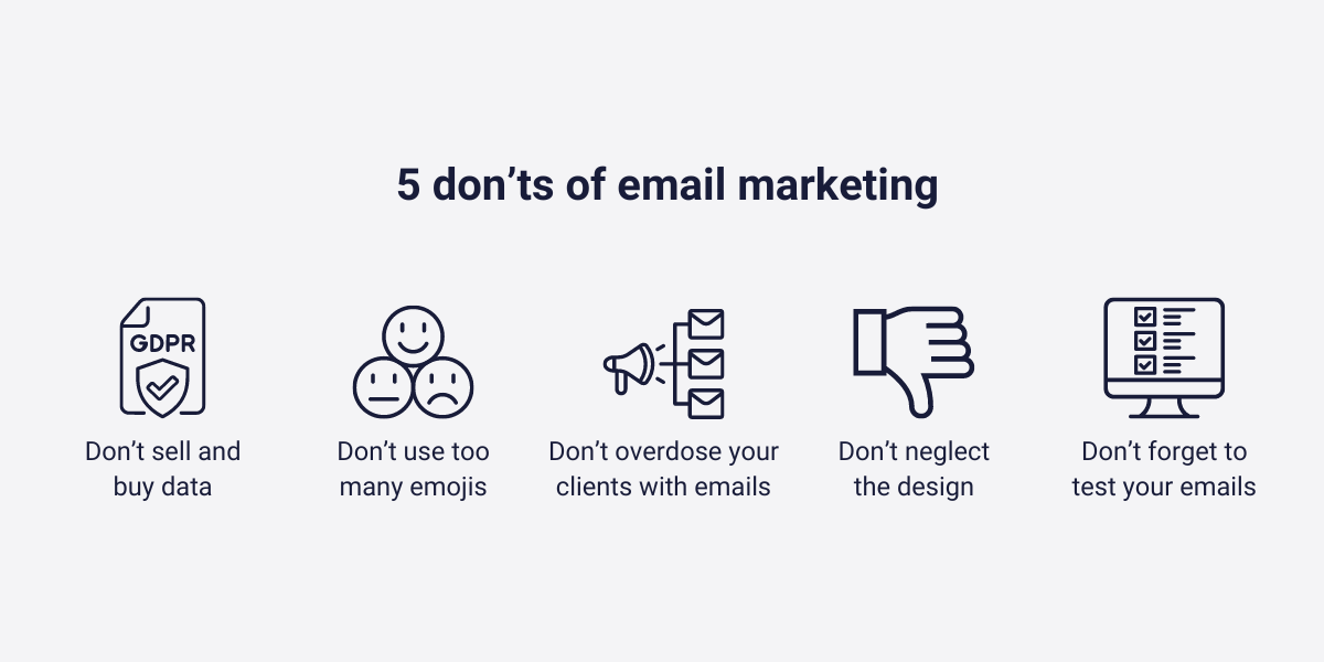 10 Dos and Don'ts of Email Marketing [Beginner Guide 2024]