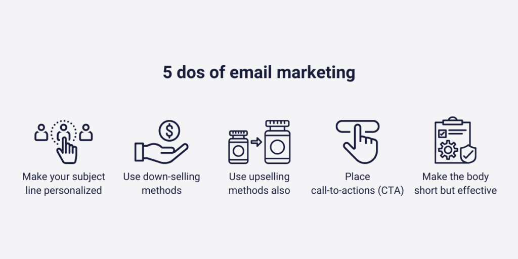 5 dos of email marketing