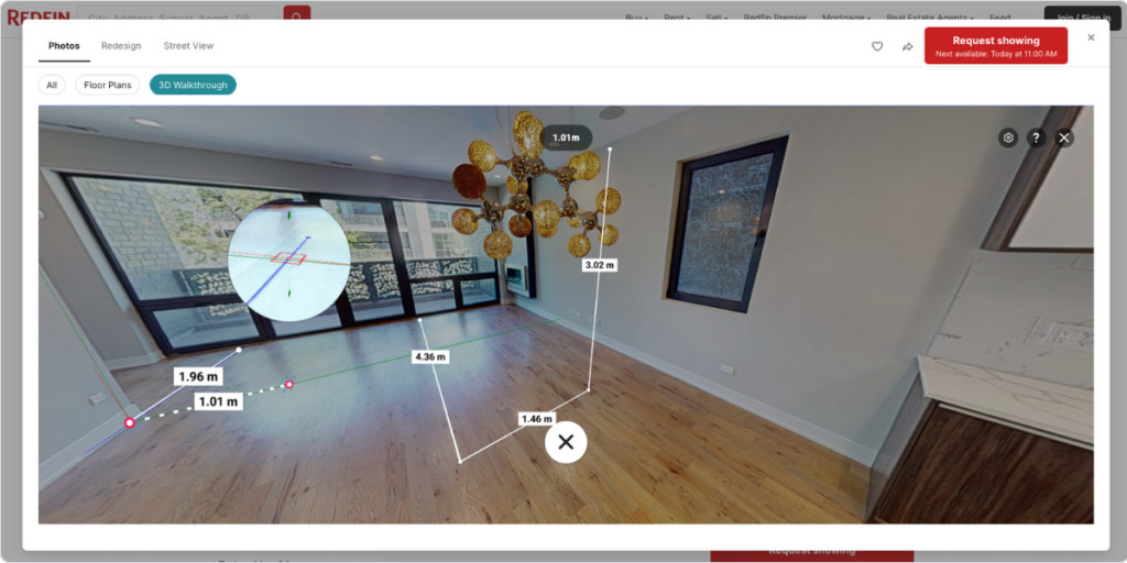 Fascinate the users with virtual tours