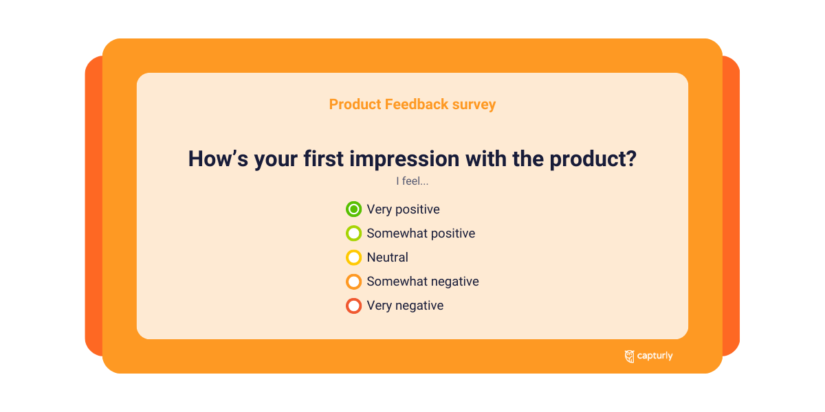 Product Feedback survey