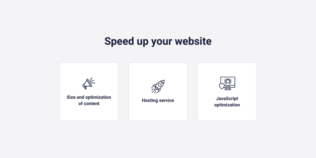 Speed up your website